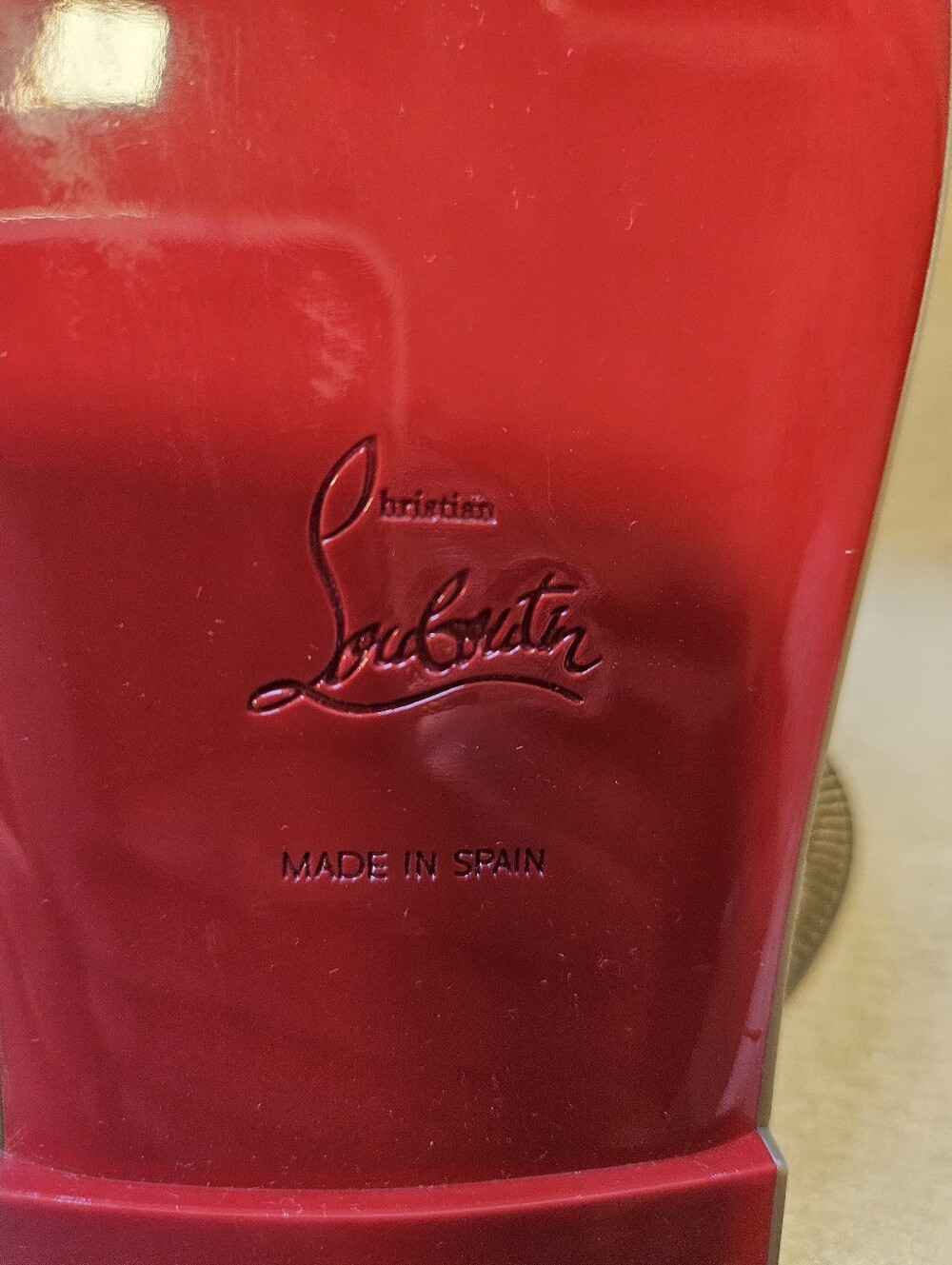 $945 Christian Louboutin CHARJA Spiked Flat Leather Sandals Slides Size 37.5 - Picture 8 of 9